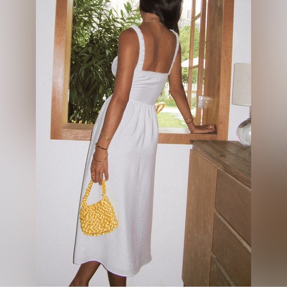 NWT Commense Milkmaid Midi Dress - Picture 4 of 9